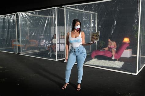 Cam girls are now working in studio 'pods' inside warehouses.